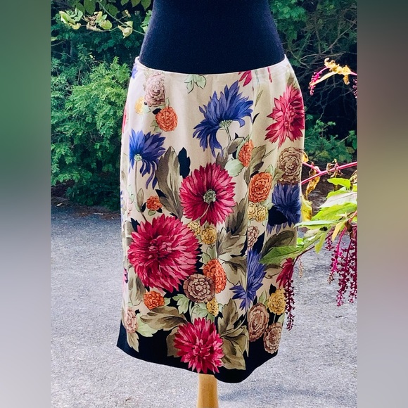 Talbots silk wool skirt - Picture 3 of 9